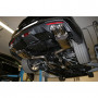 Silencieux arrière duplex inox 2x100mm type 25 pour FORD MUSTANG MK6 FACELIFT COUPE/CABRIOLET