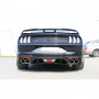 Silent rear duplex stainless steel 2x100mm type 16 for FORD MUSTANG MK6 FACELIFT COUPE/CABRIOLET