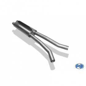 Silencieux avant inox pour FORD MUSTANG MK6 FACELIFT COUPE/CABRIOLET