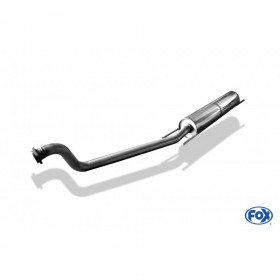Silent stainless steel front for OPEL ASTRA G (COFFRE)