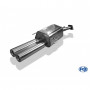 Silent stainless steel 2x80mm type 13 for OPEL ASTRA G (COFFRE)