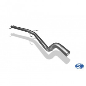 Stainless front silencer removal tube for OPEL ASTRA G (COFFRE)