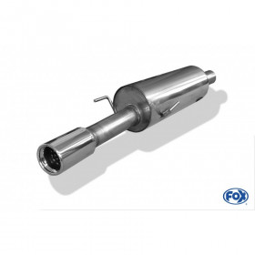 1x90mm 13 stainless steel rear silencer (single stream) for OPEL ASTRA G TURBO COUPE/CABRIOLET