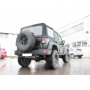 Silent rear duplex stainless steel 1x100mm type 25 for JEEP WRANGLER III TYPE JK