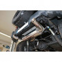Silent rear duplex stainless steel 1x100mm type 25 for JEEP WRANGLER III TYPE JK