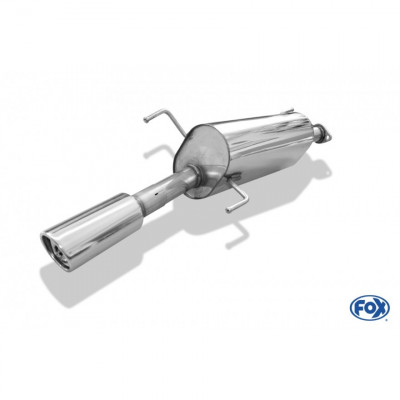 Silent stainless steel rear 1x90mm type 13 for OPEL ASTRA G CARAVAN OPC