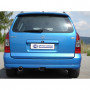 Silent stainless steel rear 1x90mm type 13 for OPEL ASTRA G CARAVAN OPC