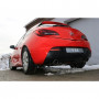 Silent rear duplex stainless steel 1x115x85mm type 32 for OPEL ASTRA J GTC