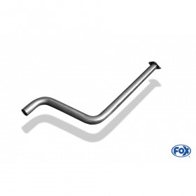 Stainless front silencer removal tube for OPEL ASTRA J (chest)