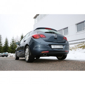 Silencieux arrière 1x140x90mm type 32 inox pour OPEL ASTRA J (hayon)