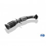 Downpipe with HJS stainless steel sports catalyst for OPEL ASTRA J OPC