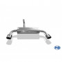 Silent rear duplex stainless steel 1x129x106mm type 32 for OPEL ASTRA K (HAYON)