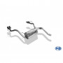 Silent rear duplex stainless steel 2x76mm type 12 for OPEL CASCADA