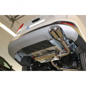 Silent stainless steel rear 2x90mm type 25 for FORD FOCUS MK4 TURNIER/KOMBI