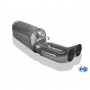 Silent stainless steel rear 2x76mm type 18 for OPEL CALIBRA A / CALIBRA A 4x4