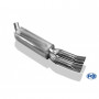 Silent stainless steel rear 2x76mm type 18 for OPEL CALIBRA A / CALIBRA A 4x4