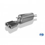 Silencieux arrière inox 2x80mm type 13 pour OPEL CALIBRA A / CALIBRA A 4x4
