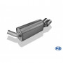 Silent stainless steel rear 2x80mm type 13 for OPEL CALIBRA A / CALIBRA A 4x4