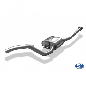 Silencieux avant inox pour OPEL CALIBRA A / CALIBRA A 4x4