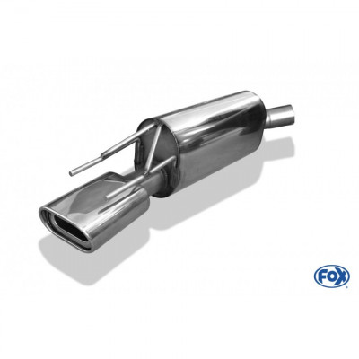 Silent stainless steel rear 1x135x80mm type 53 for OPEL CALIBRA A / CALIBRA A 4x4