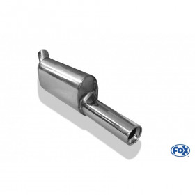 Silent stainless steel rear 1x90mm type 13 for OPEL CORSA A-CC (full line mount)