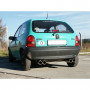 Silent rear duplex stainless steel 2x80mm type 13 for OPEL CORSA B