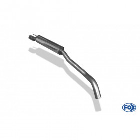 Silent stainless steel front for OPEL CORSA B (full line assembly)