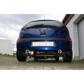 Silent rear duplex stainless steel 1x90mm type 13 for OPEL CORSA C