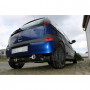 Silent rear duplex stainless steel 1x90mm type 13 for OPEL CORSA C