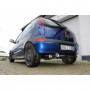 Silent rear duplex stainless steel 1x90mm type 13 for OPEL CORSA C