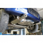 Silent rear duplex stainless steel 1x90mm type 13 for OPEL CORSA C