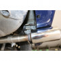 Silent rear duplex stainless steel 1x90mm type 13 for OPEL CORSA C