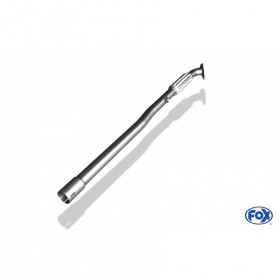 Tube de raccordement inox (avec flexible) pour OPEL CORSA C 1.2L