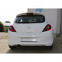 1x115x85mm stainless steel silent for OPEL CORSA D (with sports/OPC Line bumper)