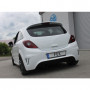 Silent rear duplex stainless steel 1x100mm type 14 for OPEL CORSA D (with bumper NRE-EDITION)