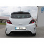 Silent rear duplex stainless steel 1x100mm type 14 for OPEL CORSA D (with bumper NRE-EDITION)