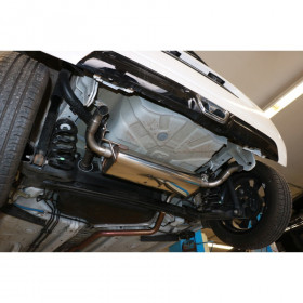 Silencieux arrière duplex inox (sans embouts) pour CITROËN CI II (2014-)