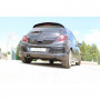Silencieux arrière 1x100mm type 16 inox pour OPEL CORSA D GSI