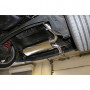 Silencieux arrière 1x100mm type 16 inox pour OPEL CORSA D GSI