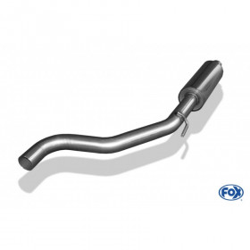 Silent stainless steel front for OPEL CORSA D GSI