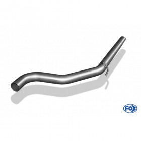 Stainless front silencer removal tube for OPEL CORSA D OPC
