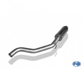 Silent stainless steel front for OPEL CORSA D NRE