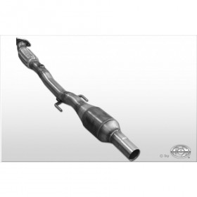 Stainless Downpipe with HJS sports catalyst for OPEL CORSA D NRE EURO 5