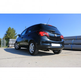 Silent stainless steel 1x100mm type 25 for OPEL CORSA E