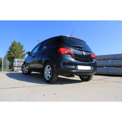 Silent stainless steel 1x100mm type 25 for OPEL CORSA E