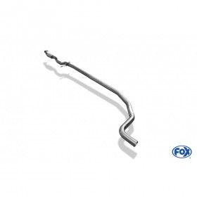 Stainless front silencer removal tube for OPEL CORSA E