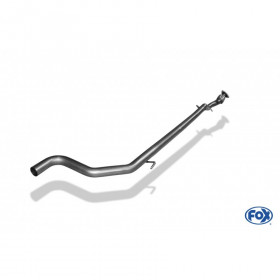 Tube de suppression de silencieux avant inox pour OPEL CORSA E 1.4L TURBO