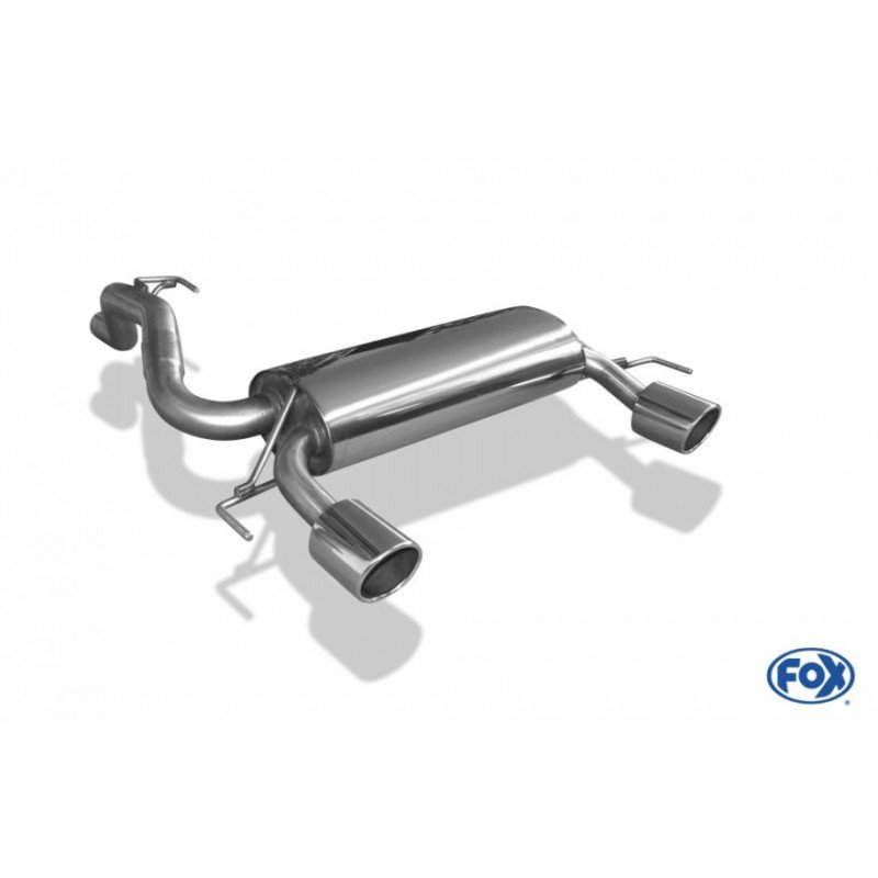 Silencieux Arrière Pour Opel Corsa B 1.0 12V (11.1996-09.2000) - Homologation E - Neuf Avec Kit Montage