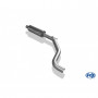 Silent stainless steel front for OPEL CORSA E OPC