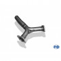 Stainless "Y" connection tube for OPEL OMEGA B CARAVAN (automatic box)